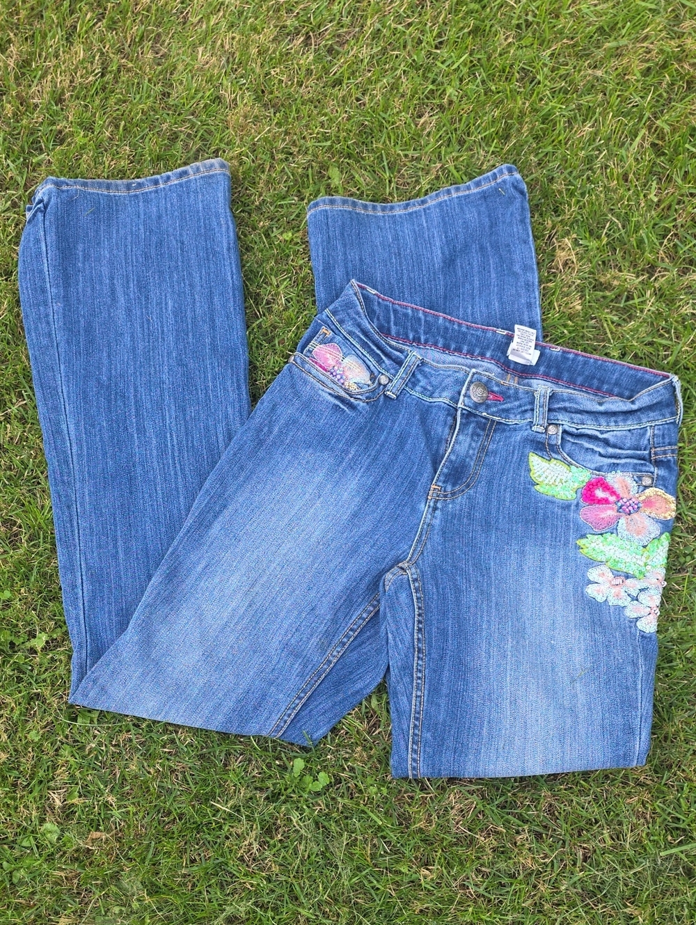 Cache Embellished Jean's, Size 4